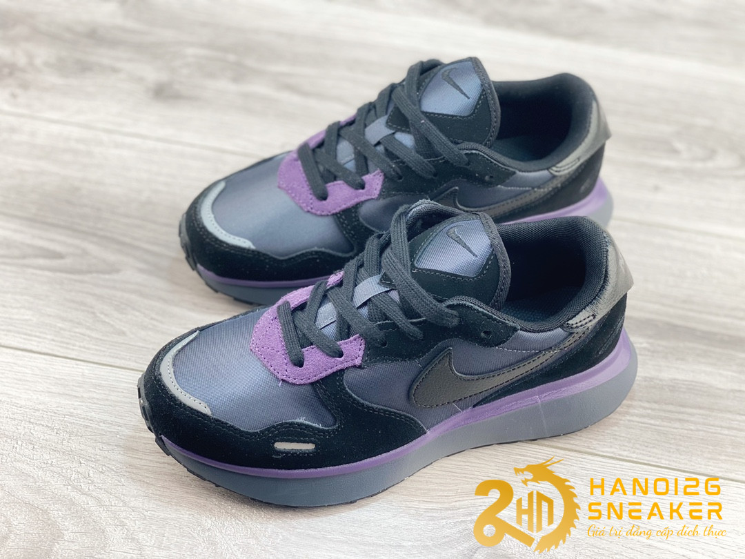 Giày Nike Phoenix Waffle Black Purple FJ1409 001 (1)