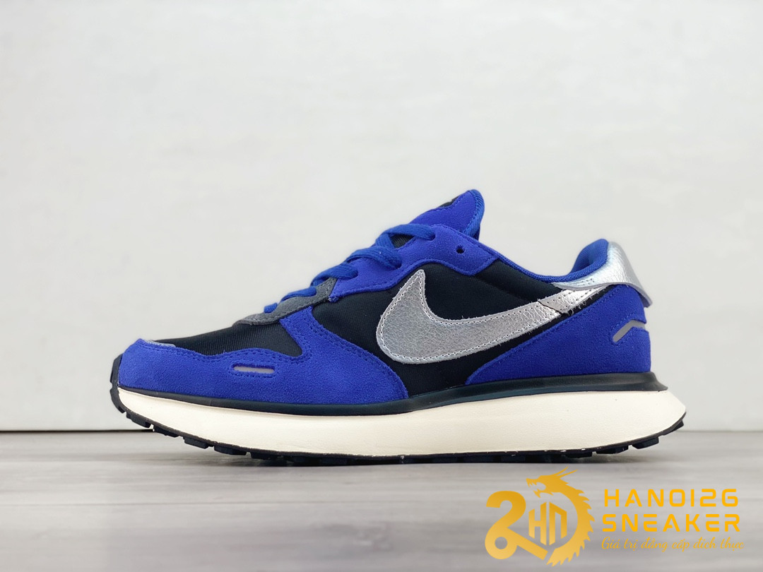 Giày Nike Phoenix Waffle Blue Black Silver