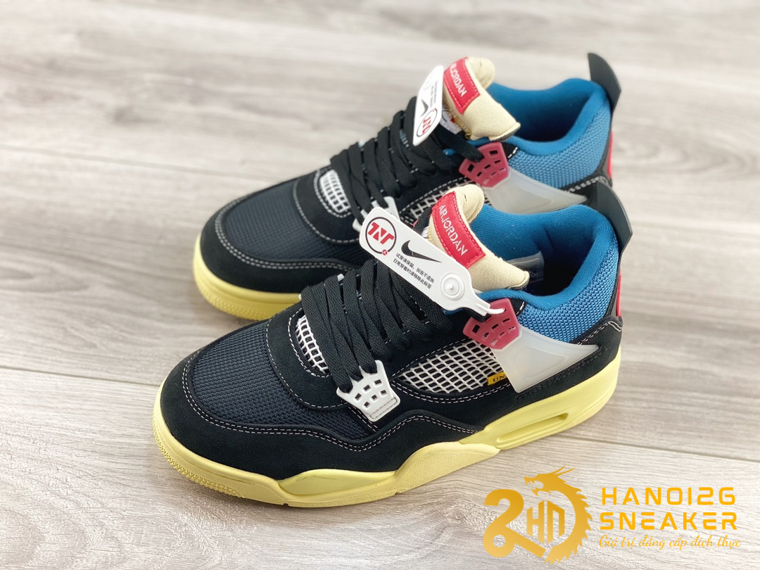 Giày Nike Union LA X Air Jordan 4 Retro Off Noir (1)