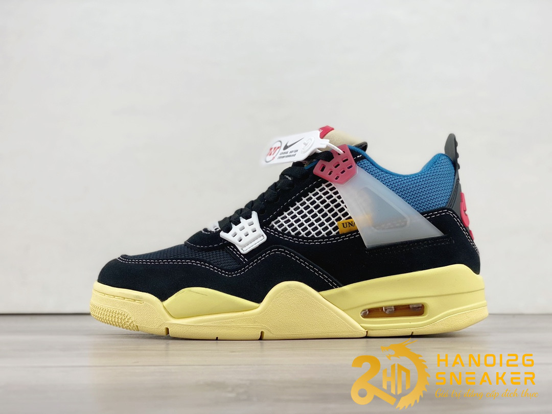 Giày Nike Union LA x Air Jordan 4 Retro Off Noir