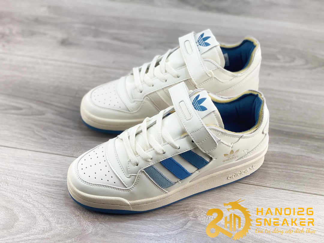 Giày Adidas Forum 84 Low White Pulse Blue (1)