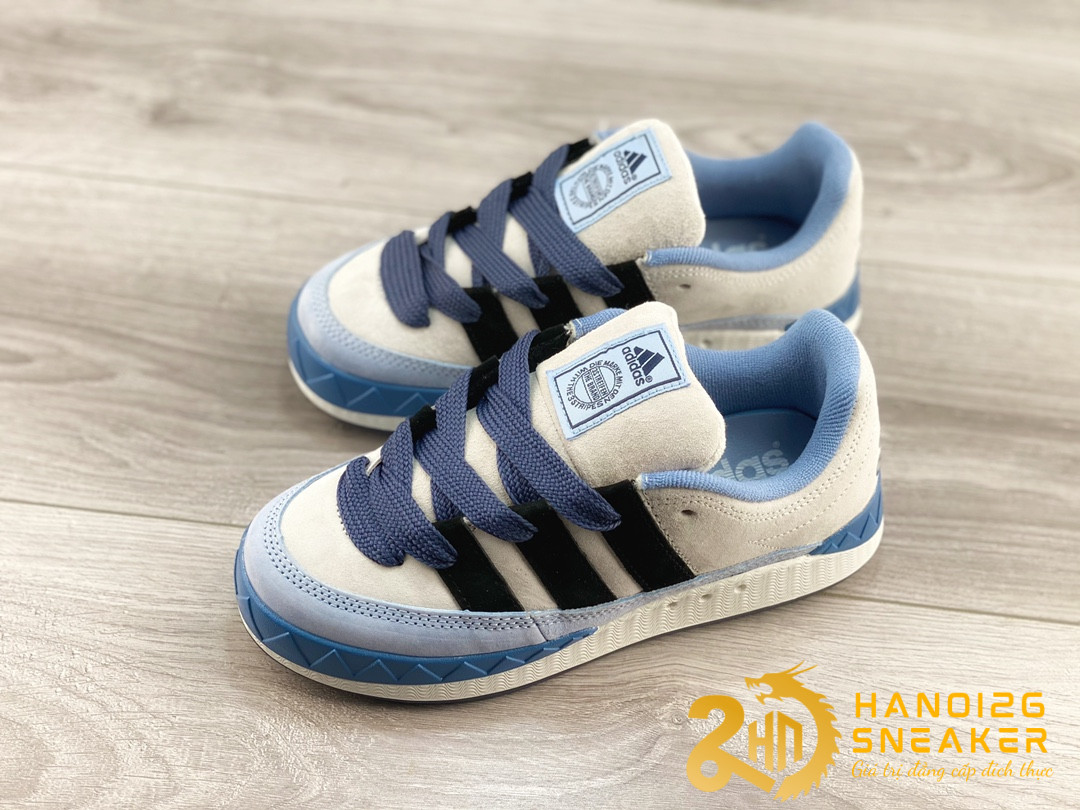 Giày Adidas Originals Adimatic White Navy (1)