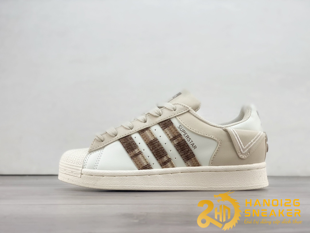 Giày Adidas Originals Superstar Pride White Brown