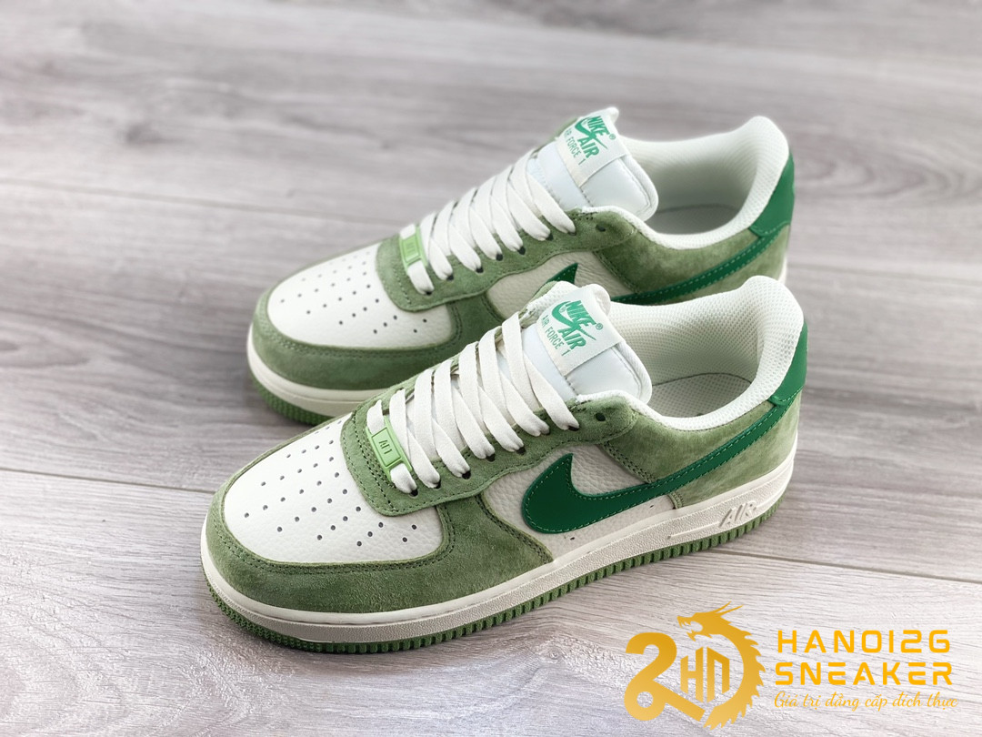 Giày Air Force 1 07 Low Off White Army Green (1)