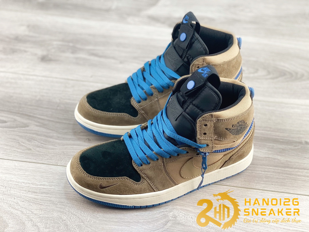 Giày Air Jordan 1 High Switch Black Brown (1)