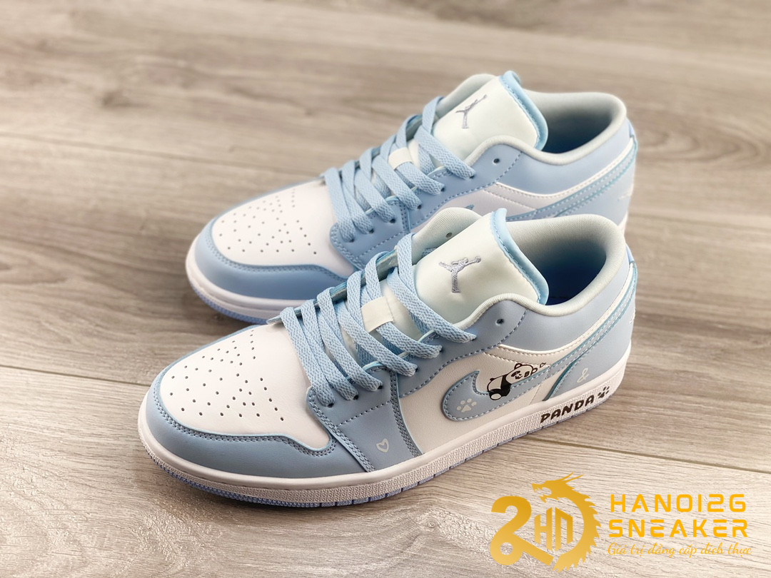 Giày Air Jordan 1 Low Aluminum Panda (1)