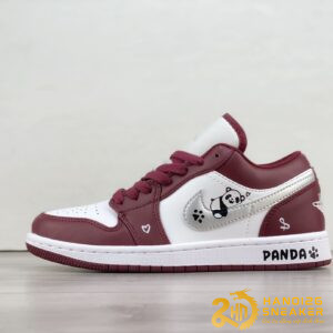 Giày Air Jordan 1 Low White Bordeaux Panda