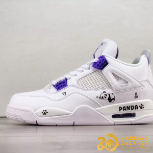Giày Air Jordan 4 Retro Metallic Purple Panda