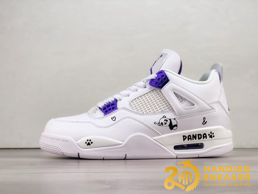 Giày Air Jordan 4 Retro Metallic Purple Panda