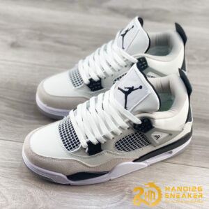 Giày Air Jordan 4 Retro Military Black (1)