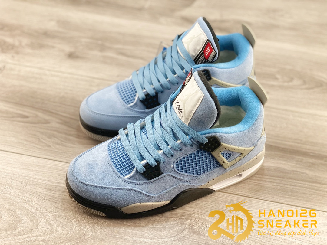 Giày Air Jordan 4 Retro University Blue (1)