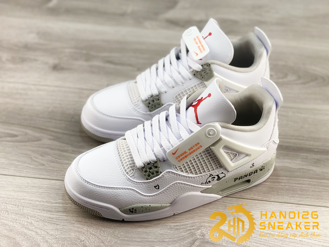 Giày Air Jordan 4 Retro White Oreo Panda (1)