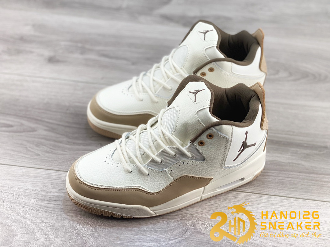 Giày Air Jordan Courtside 23 Khaki Brown (1)