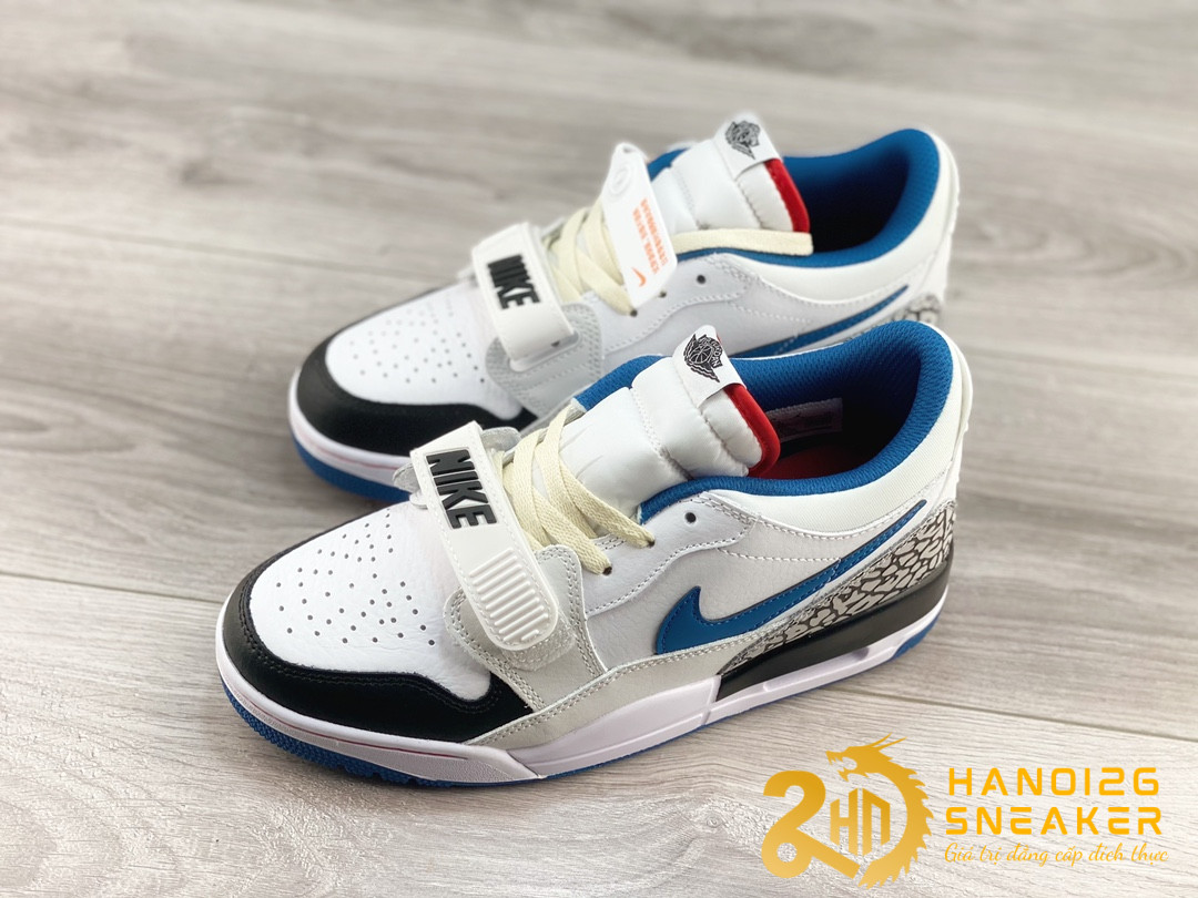 Giày Air Jordan Legacy 312 Low White Grey Blue (1)