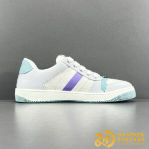 Giày Gucci Screener Purple Blue White Like Auth (8)