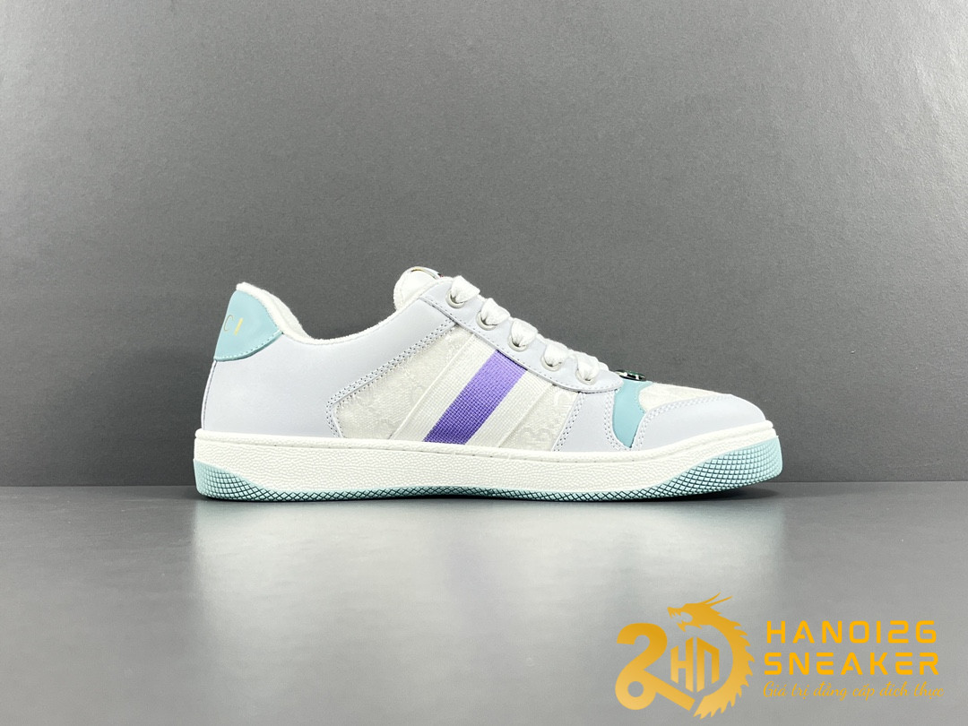 Giày Gucci Screener Purple Blue White Like Auth (8)