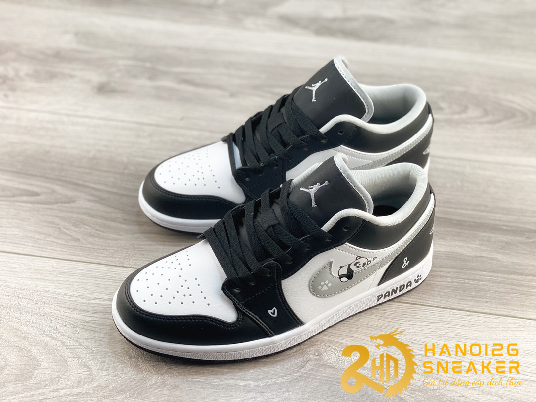 Giày Jordan 1 Low Smoke Grey V3 Panda (1)