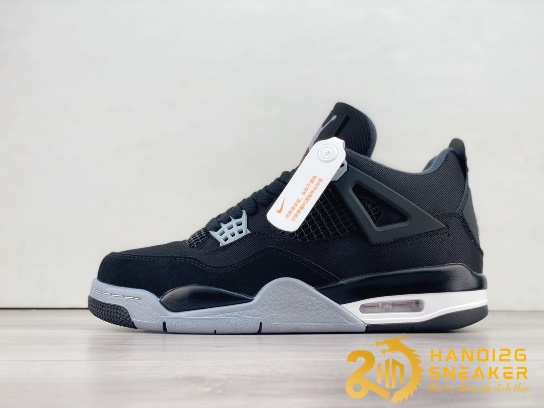 Giày Jordan 4 Retro SE Black Light Steel