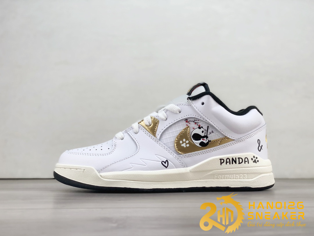 Giày Jordan Stadium 90 TinkerHathiel White Gold Panda