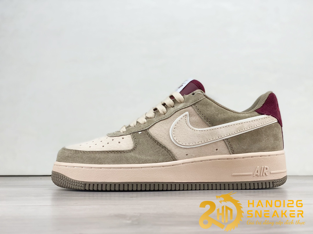 Giày Nike Air Force 1 Low 07 Suede Brown Beige