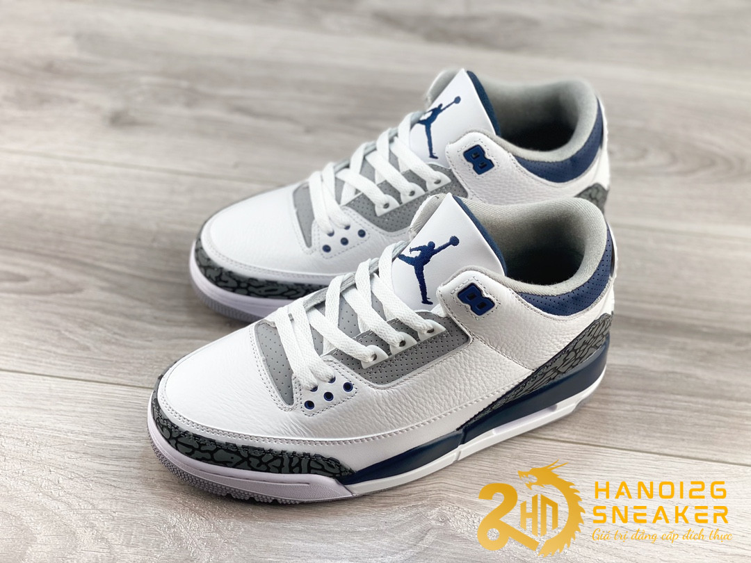 Giày Nike Air Jordan 3 Retro Midnight Navy (1)