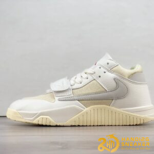 Giày Nike Jordan Cut The Check Travis Scott White Grey