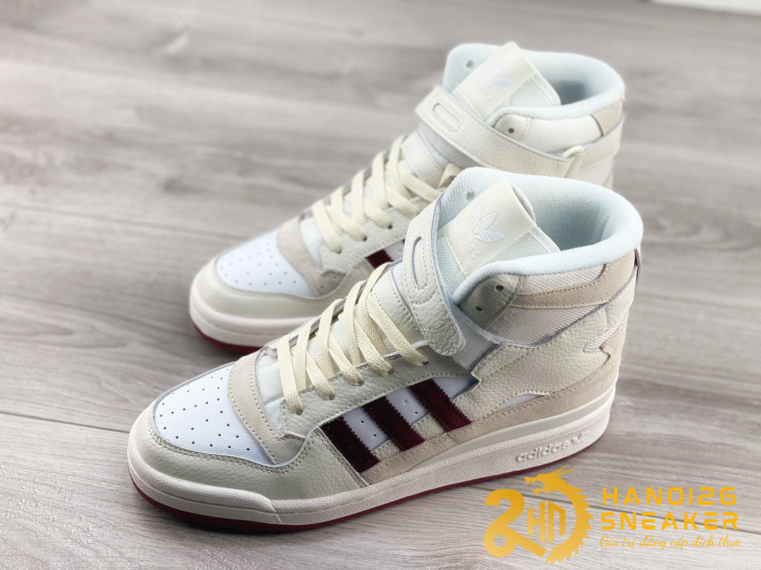 Giày Adidas Forum Hi Packer White Maroon GX1520 (1)