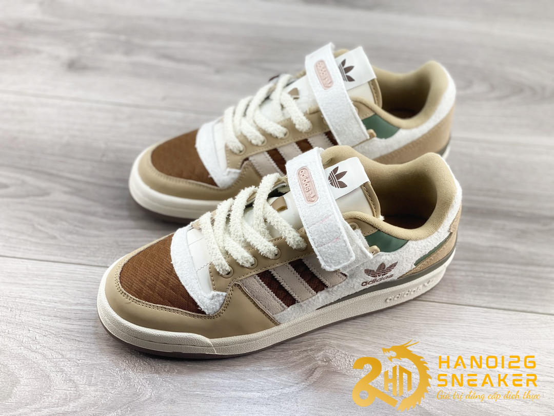 Giày Adidas Forum Low Brown White IF3884 (1)