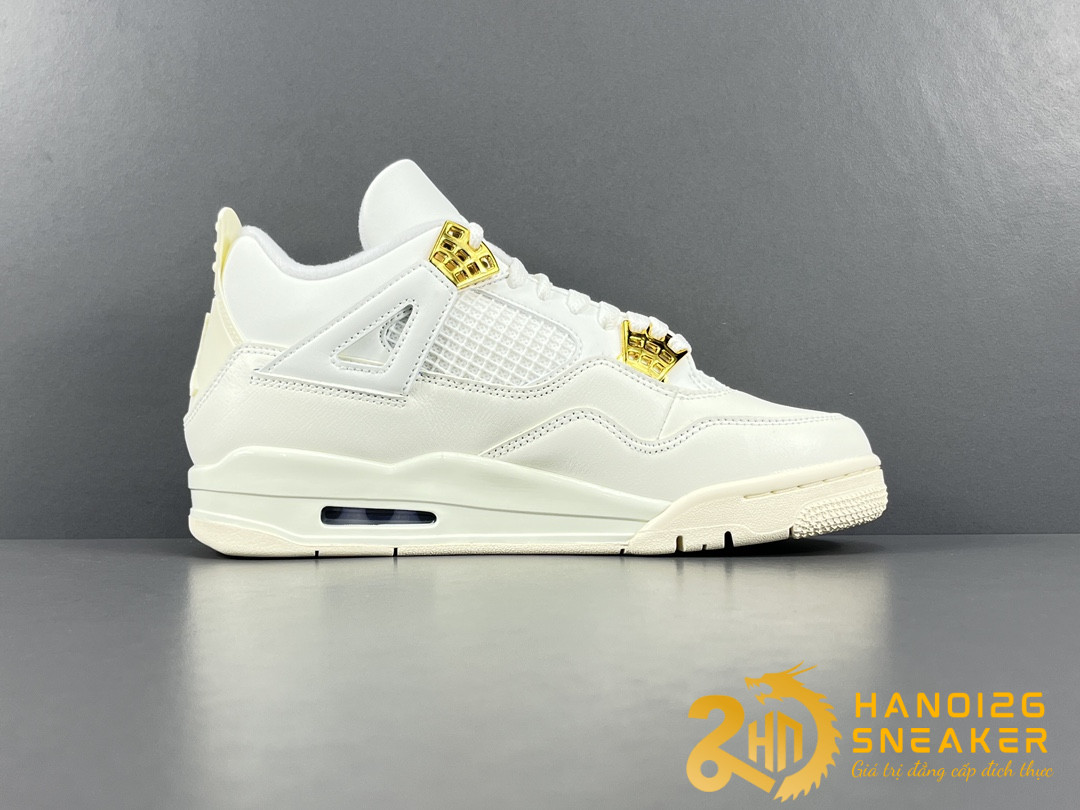 Giày Air Jordan 4 Retro Metallic Gold Like Auth (1)