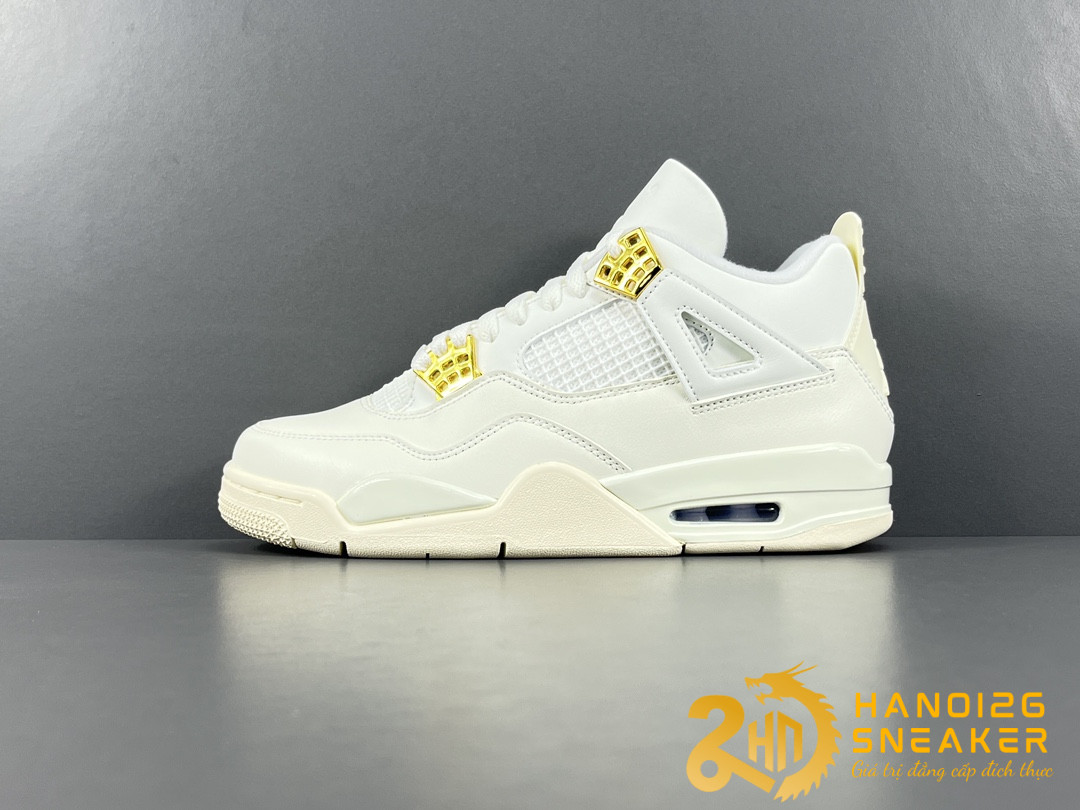 Giày Air Jordan 4 Retro Metallic Gold Like Auth