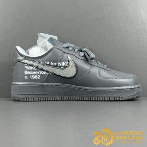 Giày Nike Air Force 1 07 Low Dark Grey White Silver (1)
