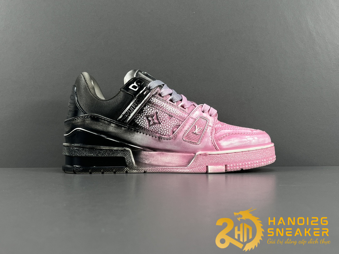 Bộ Sưu Tập Giày Louis Vuitton Trainer Mix Black 2024 (7)