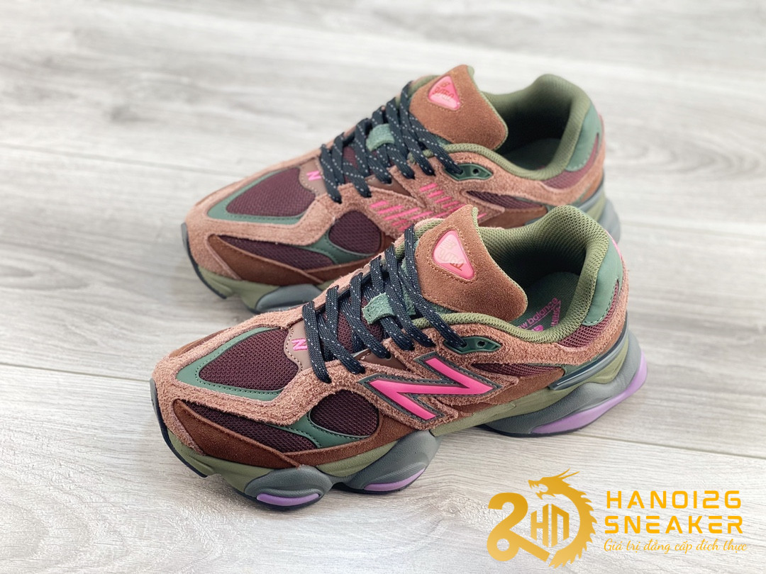 Giày New Balance 9060 Rich Oak Burgundy (1)