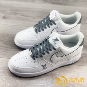 Giày Nike Air Force 1 07 Louis Vuitton White Gray (1)