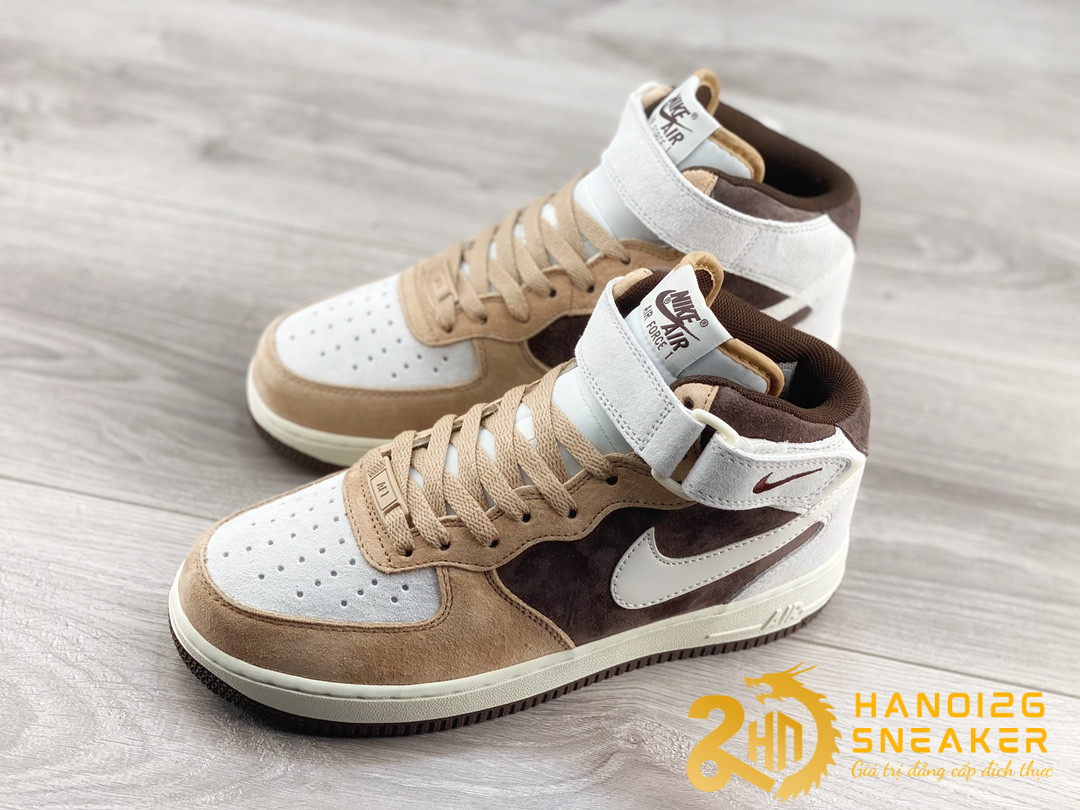 Giày Nike Air Force 1 07 Mid Coffee Bean (1)