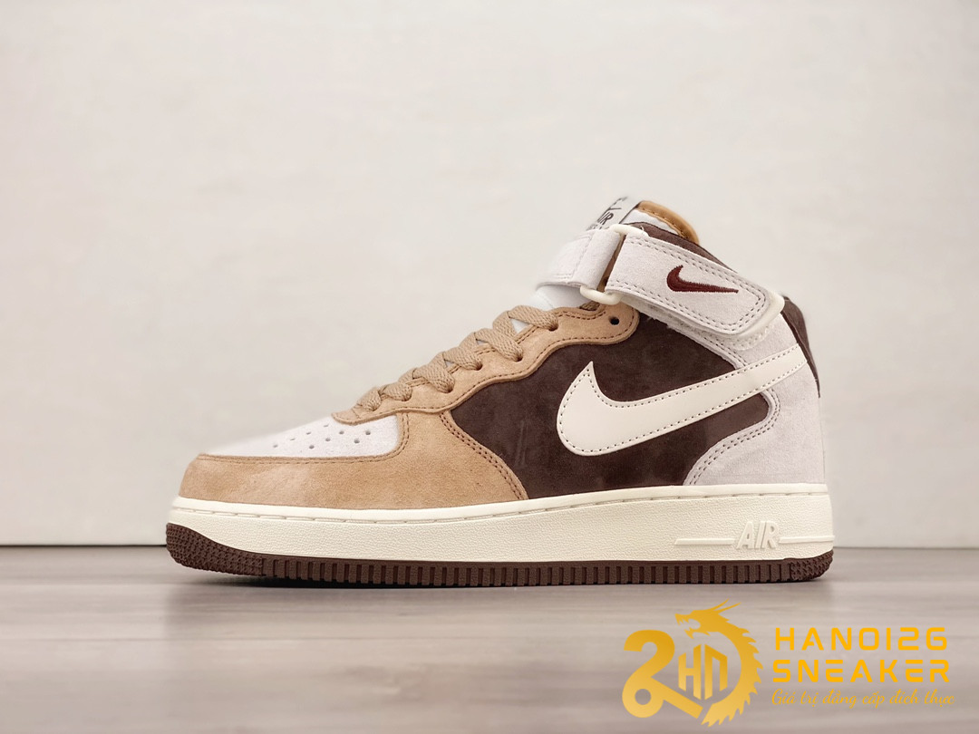 Giày Nike Air Force 1 07 Mid Coffee Bean