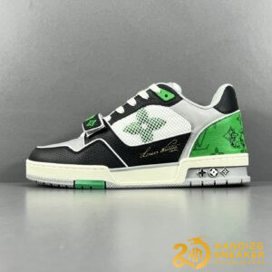 Giày Louis Vuitton Trainer White Grey Black Green
