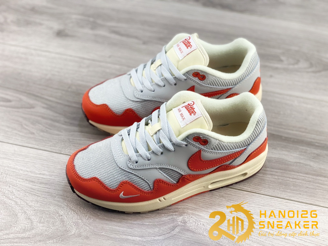 Giày Nike Air Max 1 X Patta Anniversary Red (1)