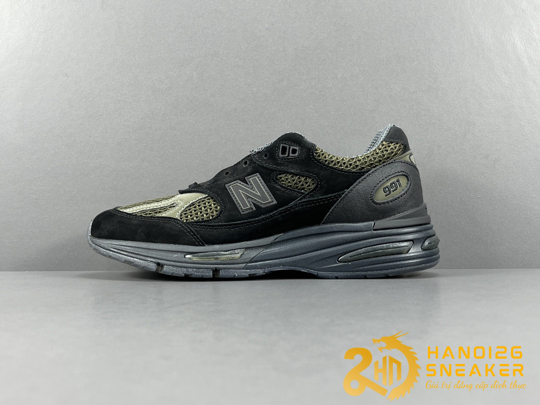 Giày Stone Island × New Balance 991V2 Black