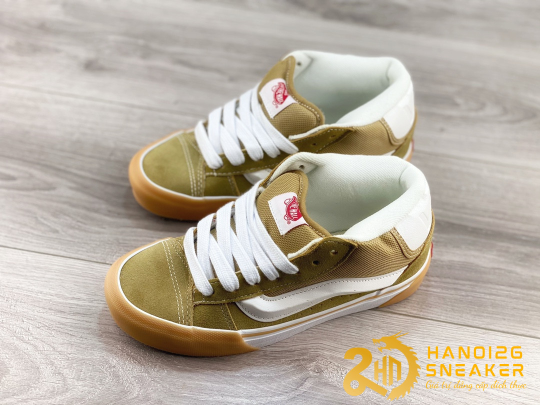 Giày VANS KNU SKOOL MID WHITE BEIGE (1)