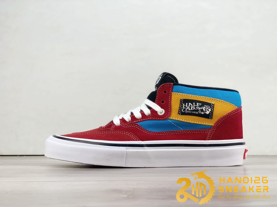 Giày Vans Half Cab Pro Knee Slide Red