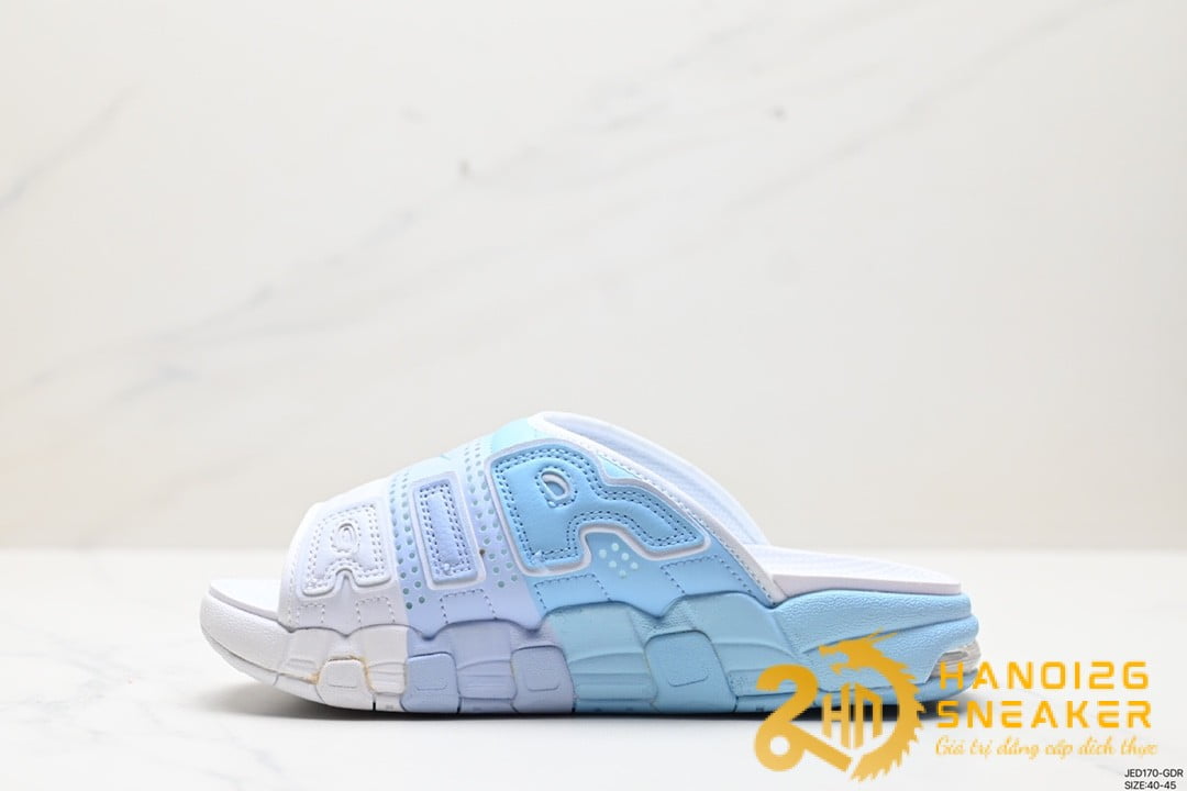 Dép Nike Air More Uptempo Sky Blue Like Auth