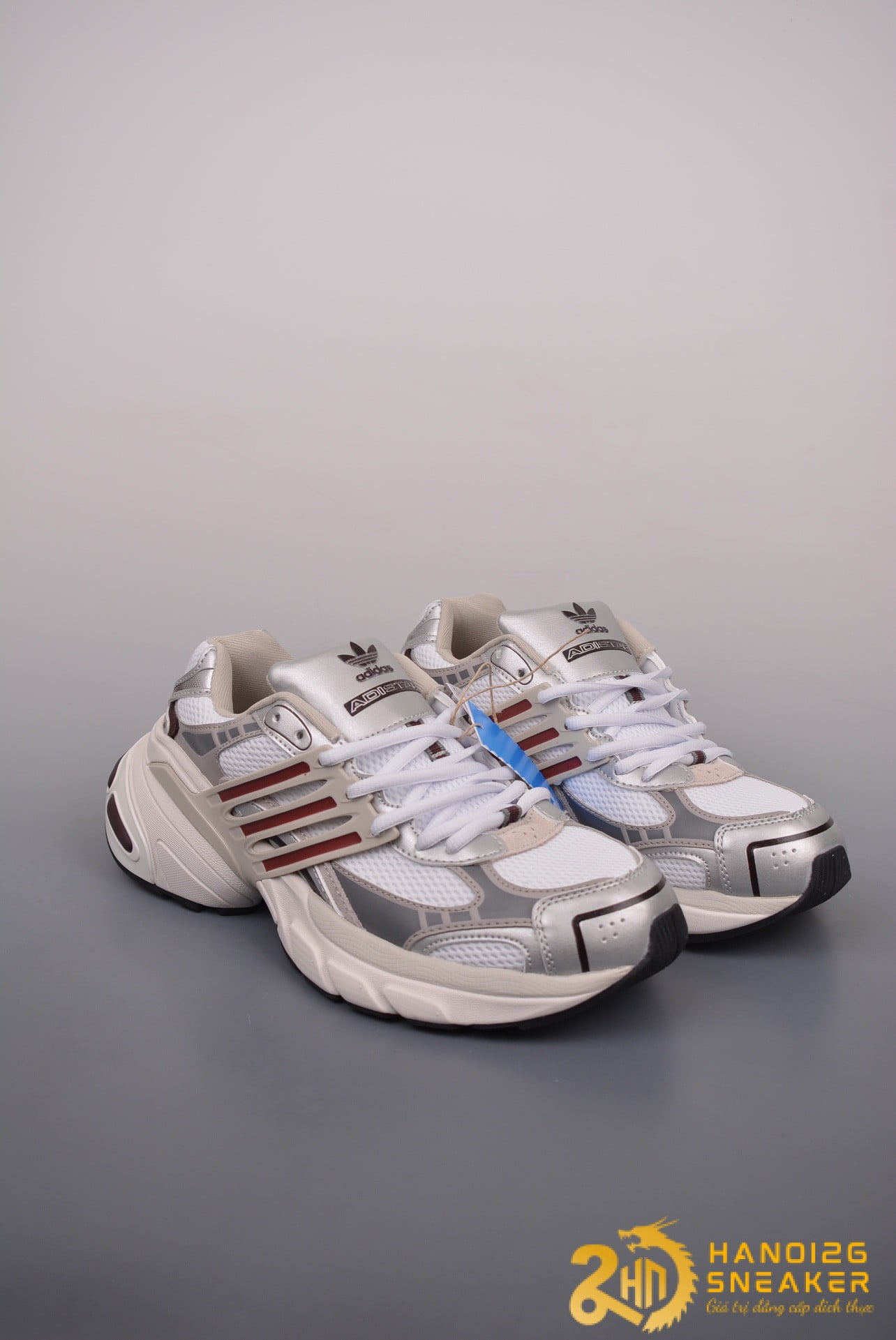 Giày Adidas Adistar Cushion 3 Silver Red (1)