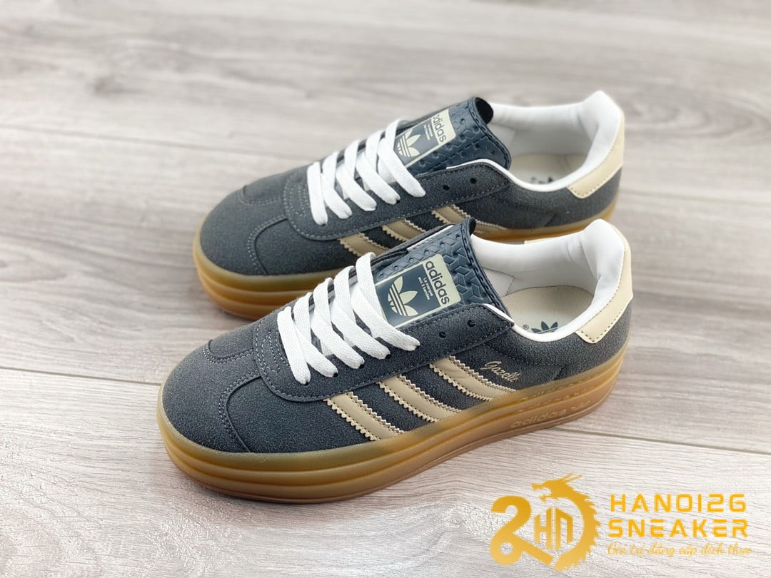 Giày Adidas Originals Gazelle Bold Grey Six IE0428 (1)