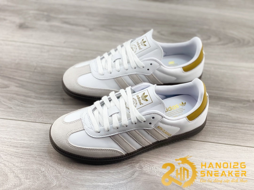 Giày Adidas X Kith Samba Classics Off White IE4800 (1)