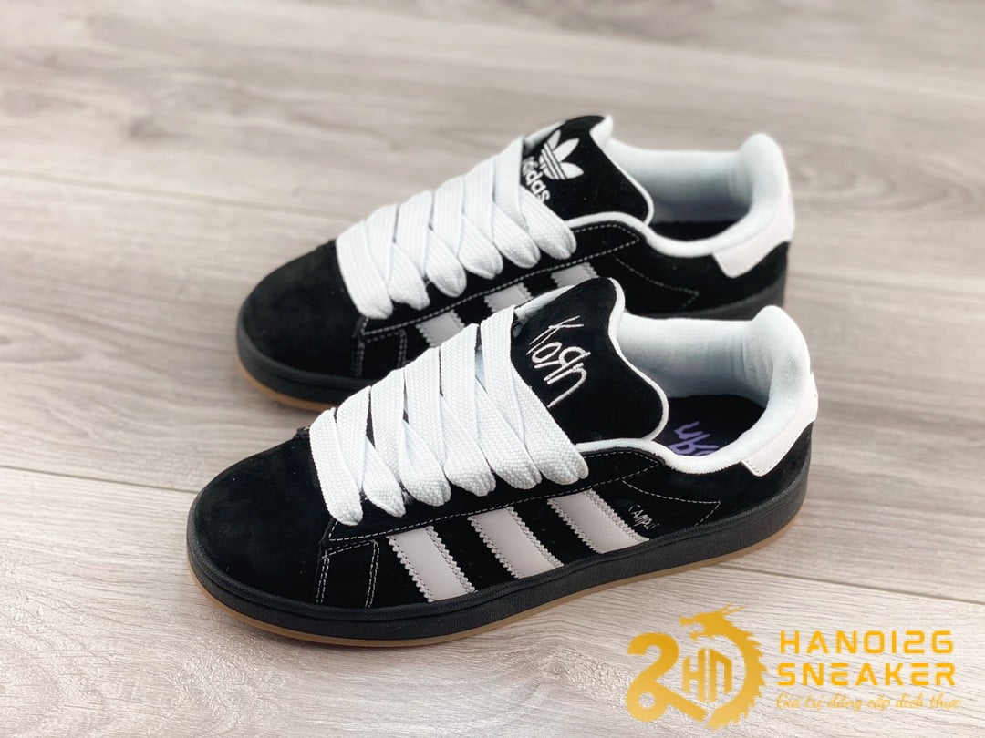 Giày Korn X Adidas Campus 00s Black Gum (1)
