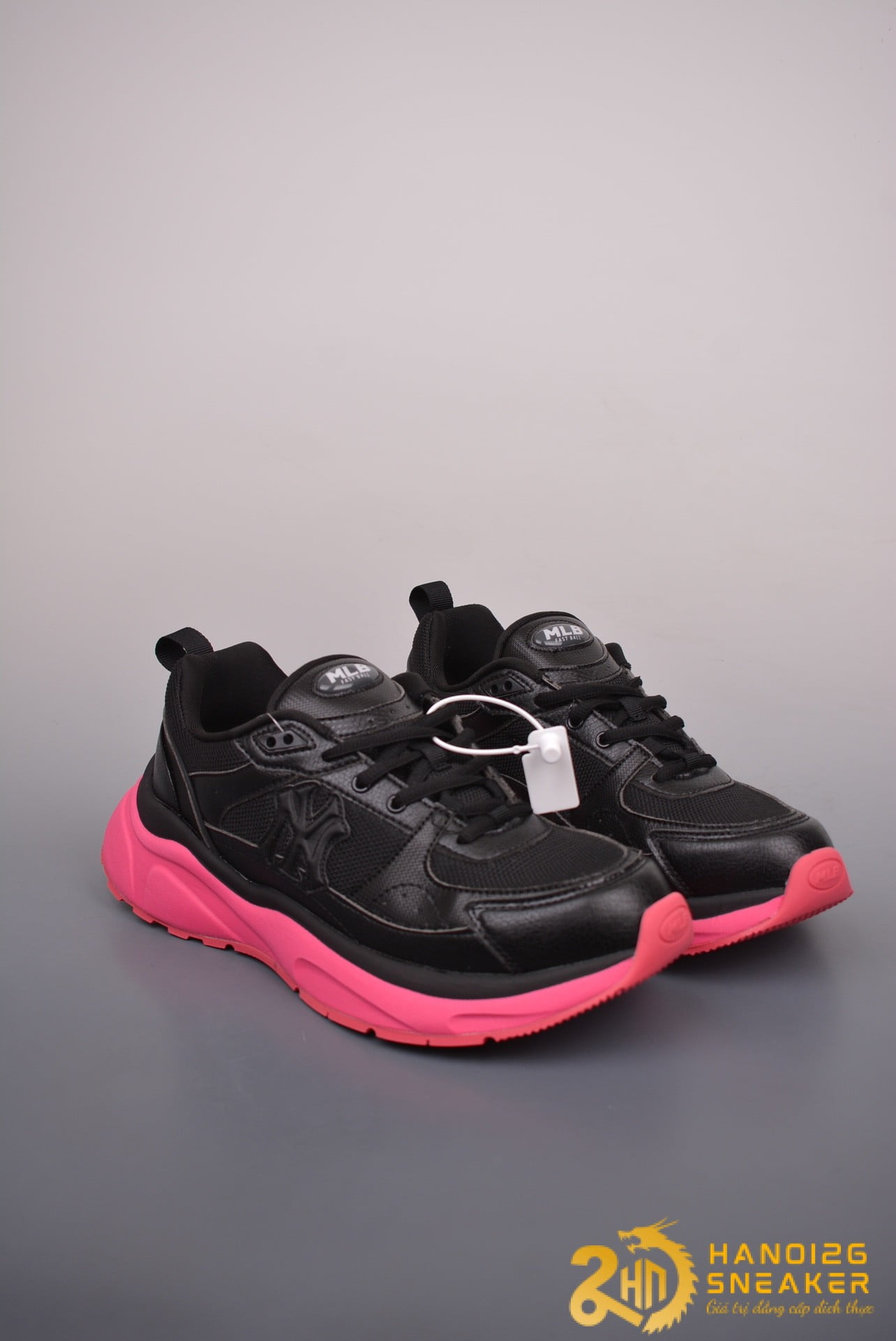 Giày MLB Fastball New York Yankees Black Pink (1)