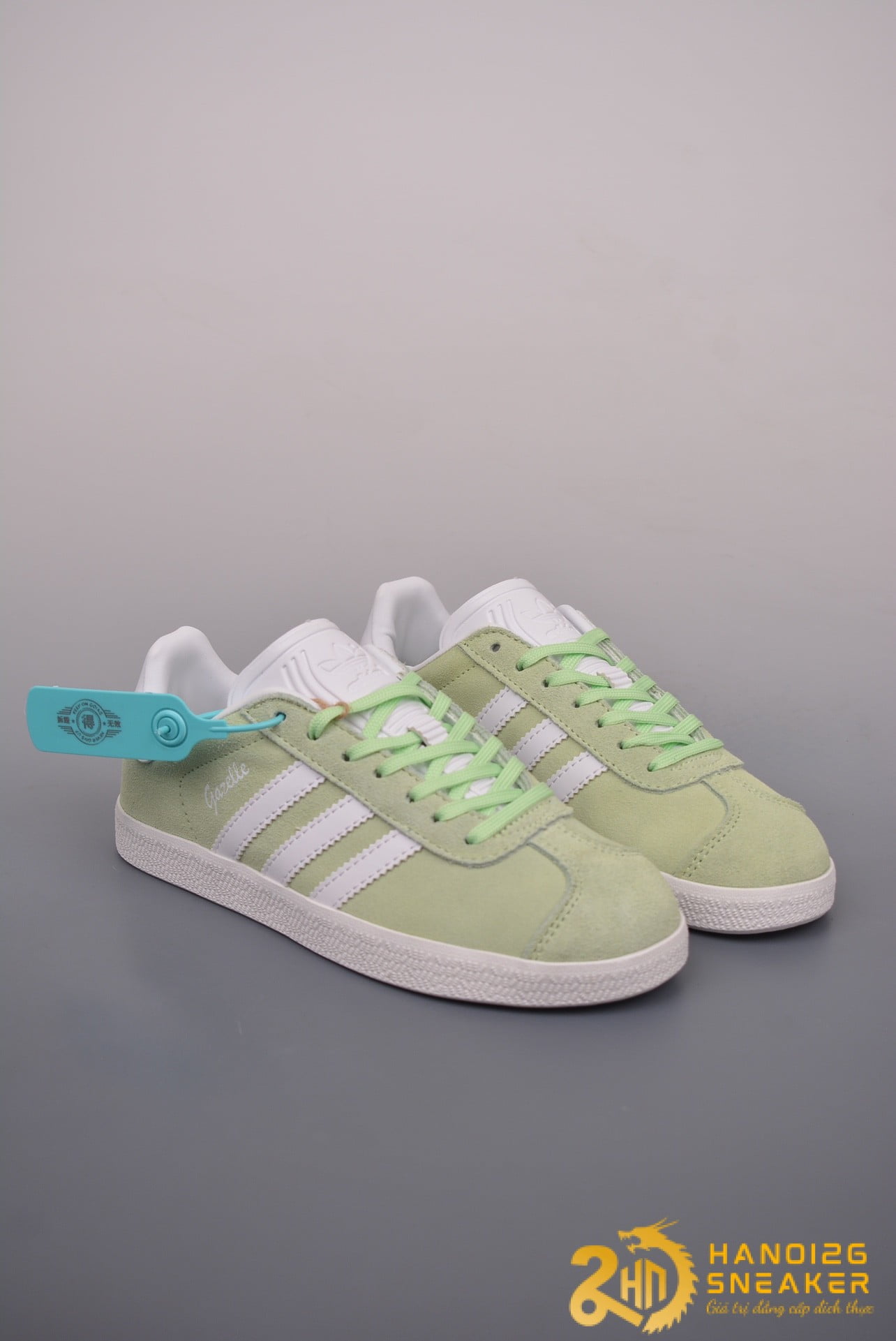 Giày Adidas Gazelle Originals Matcha Green White (1)