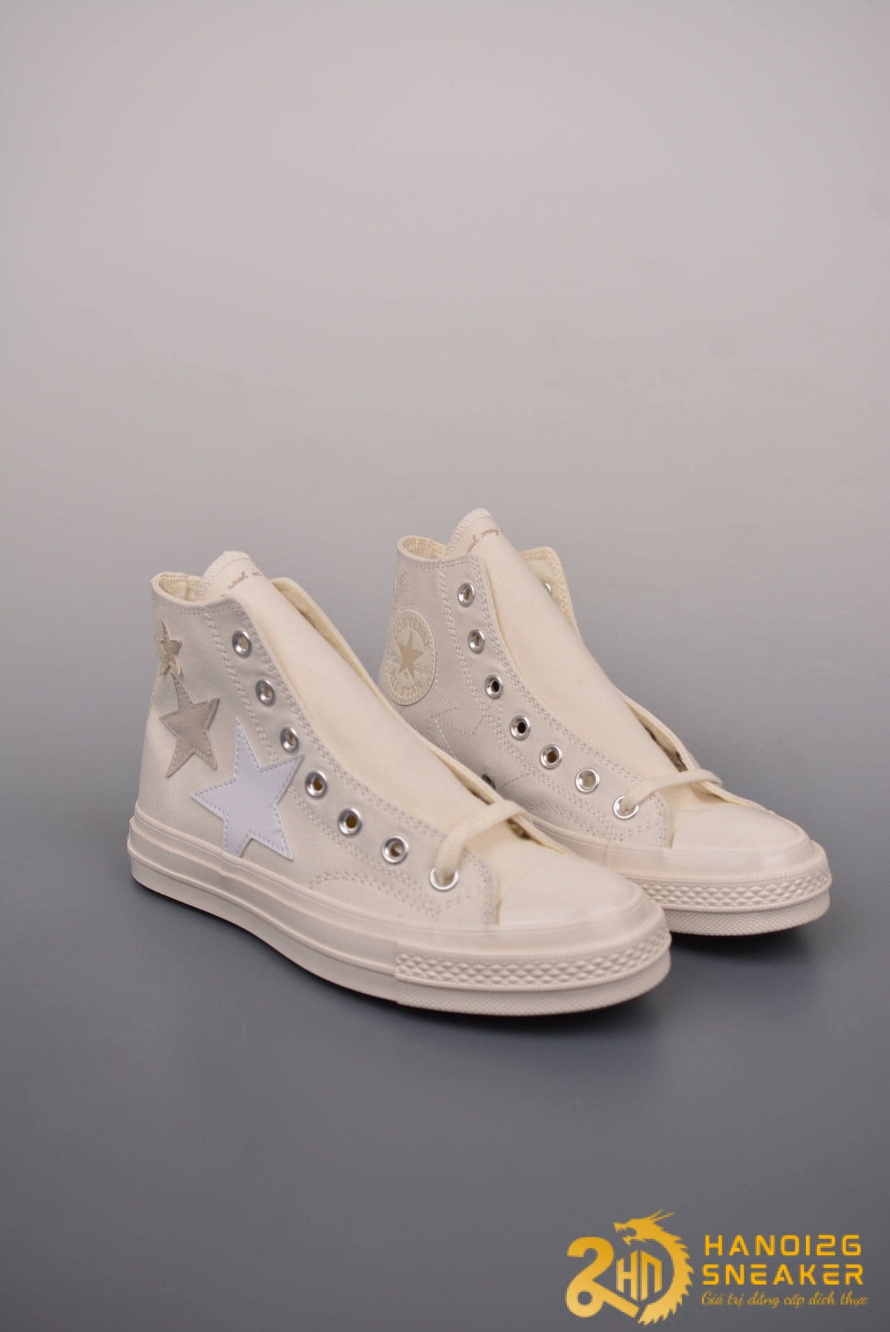 Giày Converse Chuck 70 High Stars Cream A11611C (1)
