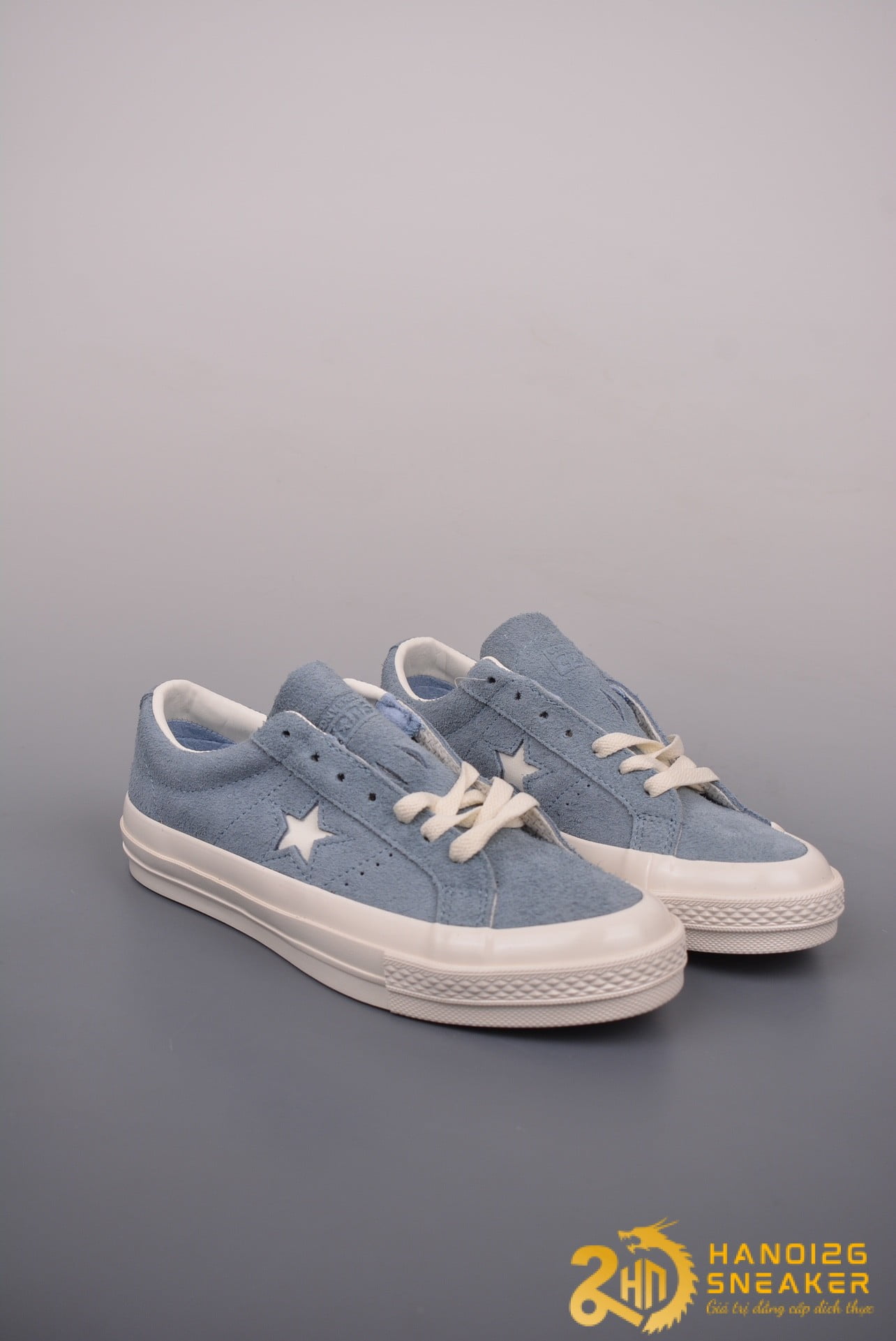 Giày Converse One Star Pro Vintage Suede Low Cocoon Blue (1)